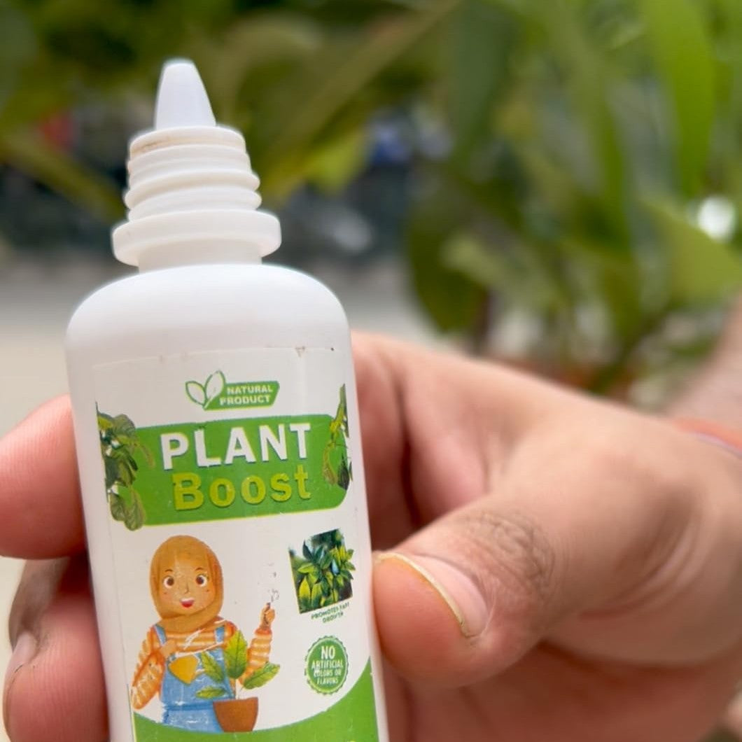 Organic Plant Boost – Liquid Biofertilizer for All Plants and Crops. (Pack of 4)