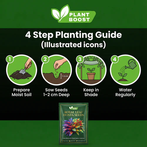 Royal Leaf Hosta Seeds: Buy 1 Get 1 Free